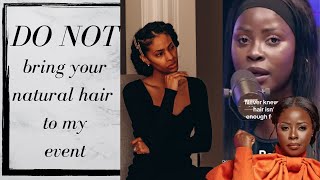 DO NOT Bring Your Natural Hair to My Event  Black Women Should Wear Weaves || Klassically Kept