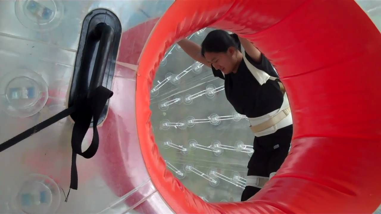 Forest Park's ZORBIT / ZORB Ball is Craziest Ride Ever! ^_^ - YouTube