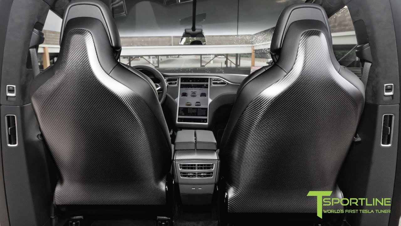 How To Install Tesla Model X Carbon Fiber Seatbacks