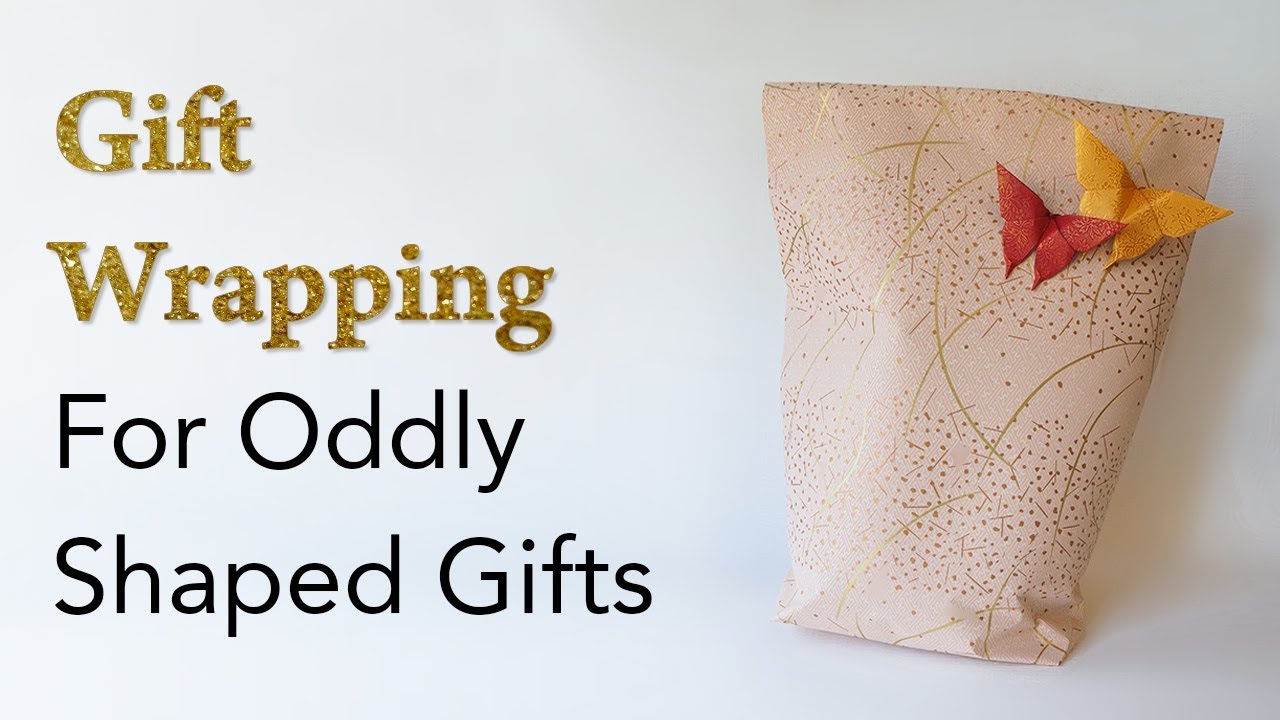 Easy Gift Wrapping Hack For Oddly Shaped Items