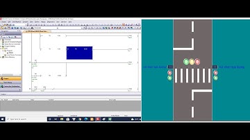 Lập trình PLC Mitsubishi điều khiển đèn giao thông