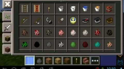 Minecraft 0.11.1 Blocklauncher MOD !!!!!! and Too Many Items
