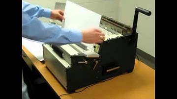 DFG All-In-One Punch Binder Disengagable Dies Demo Video