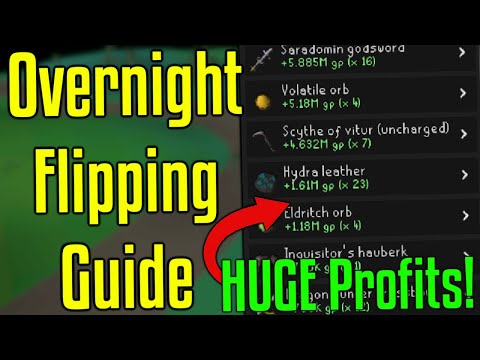 How To Make MILLIONS Of GP While Offline! - Overnight Flipping Guide OSRS
