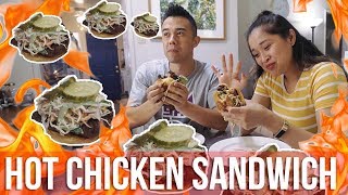 Making A Hot Chicken Sandwich With Carolina Reaper &amp; Arbol Chile | Food Adventures