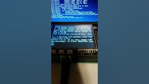 PiTFT in action ..booting straight up into X/LXDE
