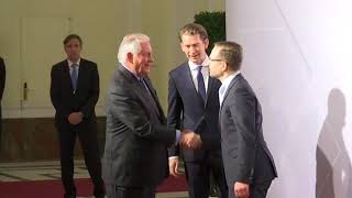 Secretary Tillerson Arrives at the OSCE Summit