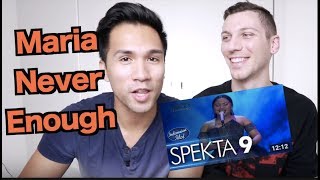 MARIA - NEVER ENOUGH (Loren Allred) - Spekta Show Top 7 - Indonesian Idol 2018 | REACTION