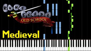 Medieval - Runescape (Piano Tutorial) [Synthesia]