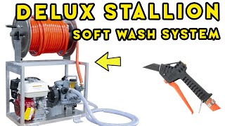 Field Testing the New Delux® Stallion Gas Powered Soft Wash System with Titan Hose Reel screenshot 1