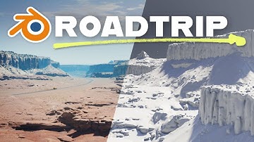 How I Made This Desert Landscape In Blender 4.3