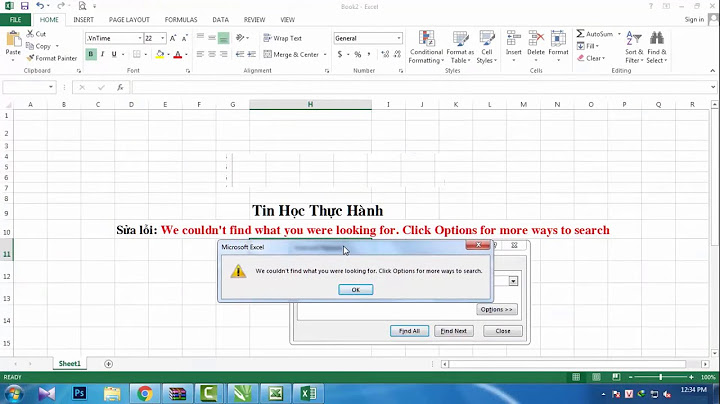 Lỗi microsoft office excel did not find anything to print năm 2024
