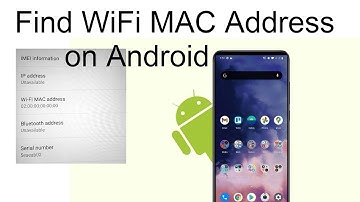 Get WiFi MAC Address in Android Device | Find wifi MAC Address