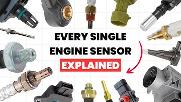 EVERY ENGINE SENSOR EXPLAINED (MAF, MAP, IAT, TPS, 02, NOx, EGT) How it works, location & OBD2 code