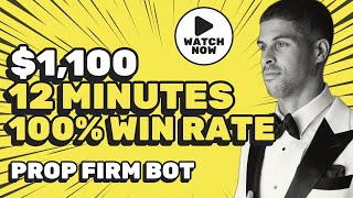 $1,100 in 12 Minutes using a Prop Firm Trading Bot [Apex Topstep MFF]