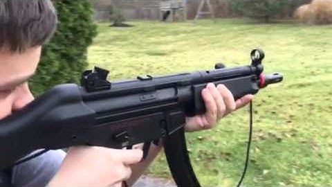 High speed SSG MP5 shooting test