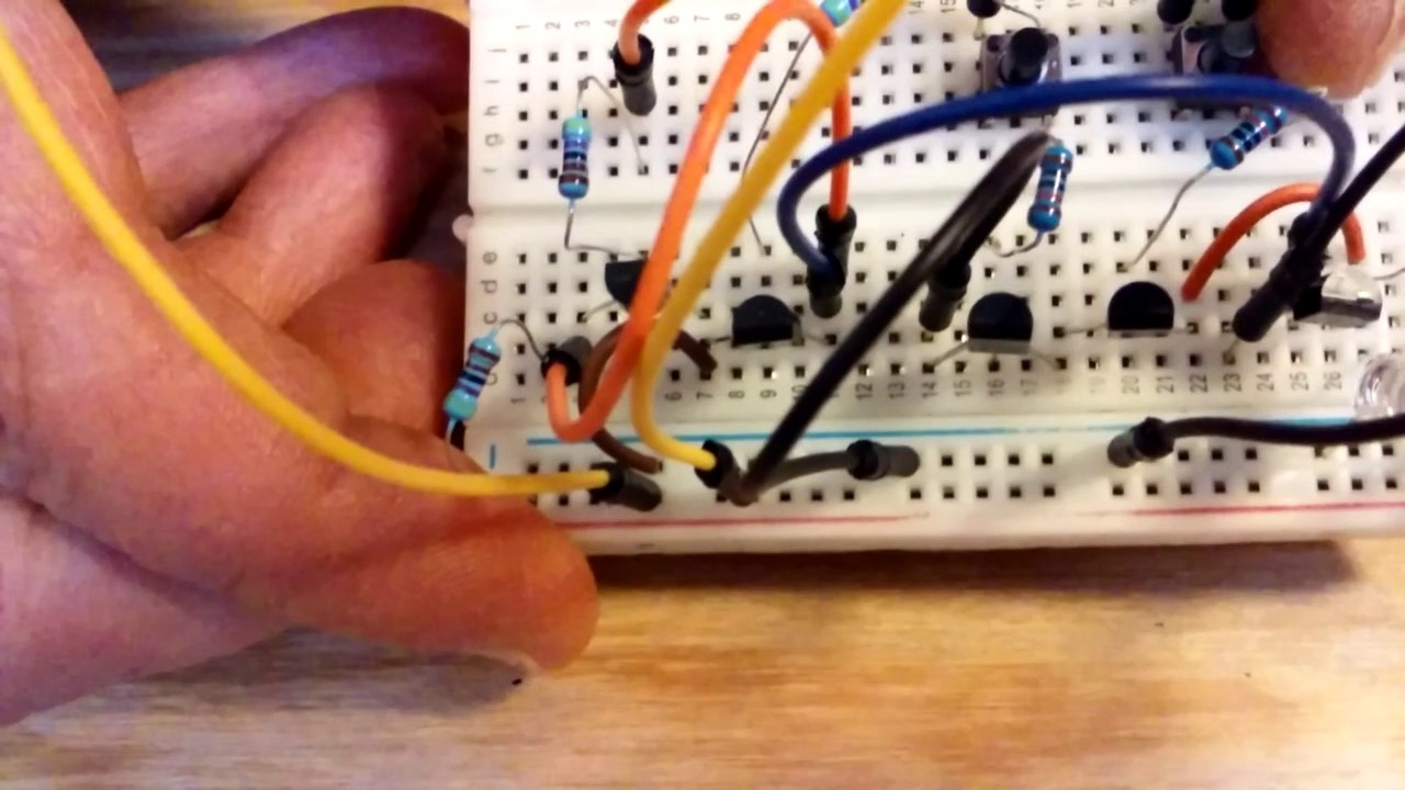 Logic Gates with NPN Transistors YouTube