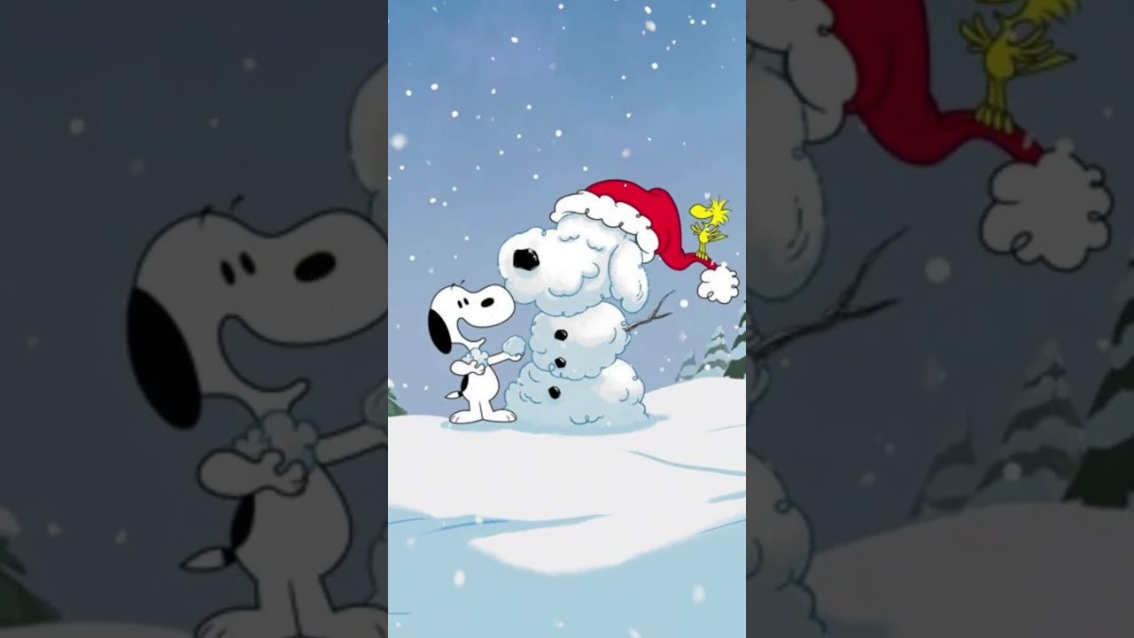 Making a Snow Angel with Snoopy | Snoopy | Happy Holiday 