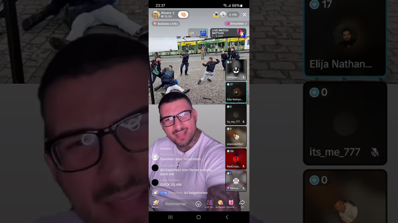 Elija Nathan zu Gast bei Alvaro | TikTok Livestream | 31.05.2024