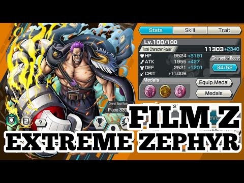 5⭐️ Film Z Zephyr(EX Attackers NIGHTMARE!) SS Gameplay