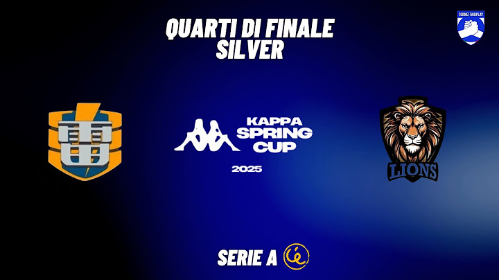 QUARTI DI FINALE SILVER SERIE A CERES| KAPPA SPRING CUP - RAIMON vs LIONS