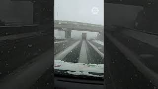 Whiteout to sunshine: Dashcam video shows dramatic weather change on Hwy. 6 hill in Hamilton