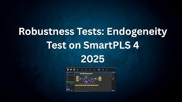 Endogeneity test on Smartpls 4