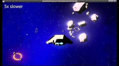 UE4 Spaceship Zoom Blur and Camera Shake