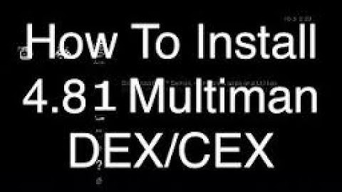 Install Multiman PS3 OFW 2017 Jailbreak PS3 4.81 OFW to 4.81.2 Rebug