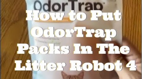 How to Put The OdorTrap Packs In The Litter-Robot 4