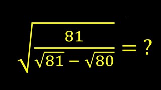 Impossible Math Challenge | 99% Can't Solve This Square Root Trick