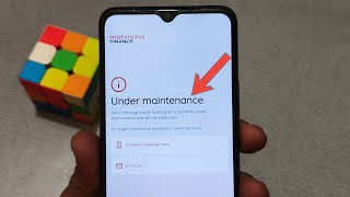 How to fix the under maintenance issue in the Mahindra Finance app? screenshot 2