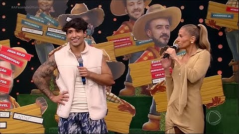 A FAZENDA: Cauê detona Zé Love nas Plaquinhas do Hora do Faro