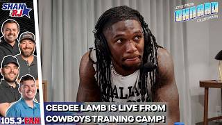 CeeDee Lamb LIVE From Dallas Cowboys Training Camp! | Shan & RJ