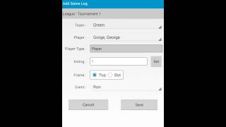 ee Baseball Score Keeper Tutorial - using Game Logs