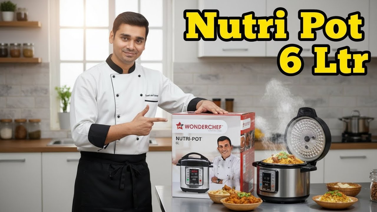 Wonderchef Nutri-Pot Electric Pressure Cooker 6 Ltr IS THE BEST Cooking Game Changer