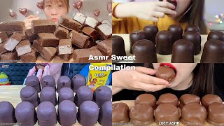 ASMR CHOCOLATE MARSHMALLOW Compilation |No Talking| Satisfying Bites & Crunch|ASMR Food| Only Bites 