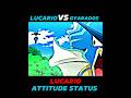 Lucario vs gyarados  attitude status  viralshort lucario attitudestatus ash