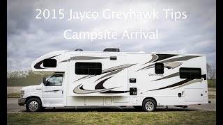 Jayco Greyhawk  Campsite Arrival