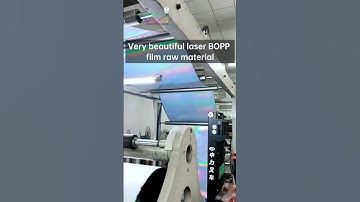 Very beautiful laser BOPP film raw material #label #quality #sailing #material #factory #workshop