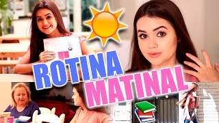 Minha Rotina Matinal Pra Escola No Intercâmbio