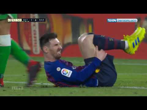 ბეტისი 1-4 ბარსელონა მესის თითქმის მეოთხე გოლი