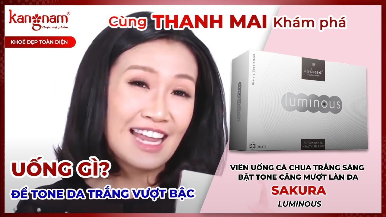 [Review] - Mỹ Phẩm Sakura - Viên Uống Cà Chua Trắng Da Chống Nắng Luminous Skin Lightening