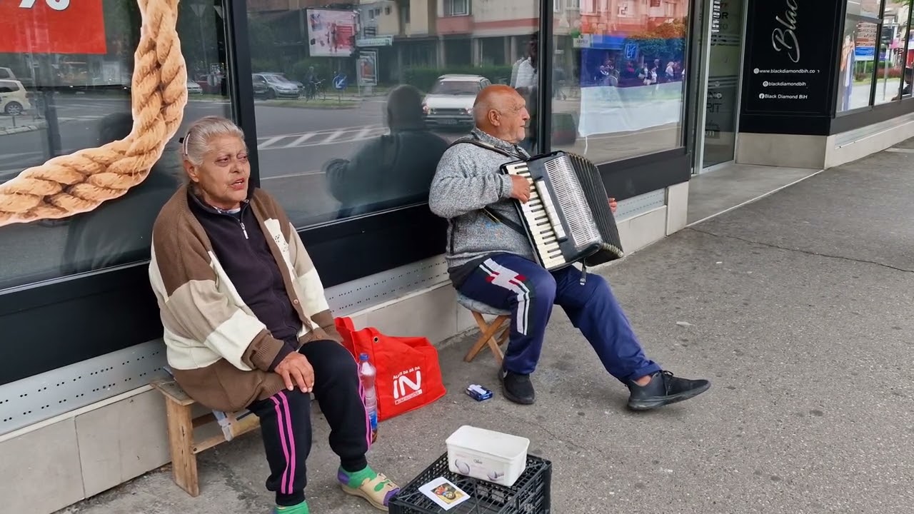 Rista Brkić iz Duvaništa, samouki harmonikaš (Bijeljina, 9.5.2023.)