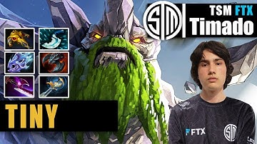 Tiny Safelane | TSM FTX.Timado | 7.31B TINY MONSTER CARRY BUILD EZ DAMAGE | 7.31b Gameplay Highlight