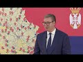 Predsednik Vučić na potpisivanju 4.000 ugovora za sredstva za kupovinu seoskih kuća