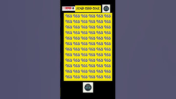 "Only Geniuses Can Find Odd One in 6 Seconds! 🤯🔥 #Challenge"
