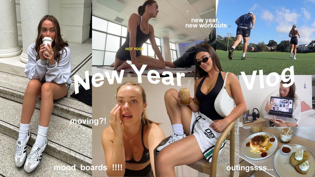 A CHATTY NEW YEAR VLOG! moving, goal planning, workouts, visiting MVP warehouse