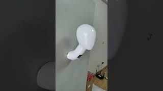 Wall mounted head mannequin for display wigs & hats