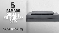 Top 10 Bamboo Sheet & Pillowcase Sets [2018]: HotelSheetsDirect 100% Bamboo Bed Sheet Set (King,